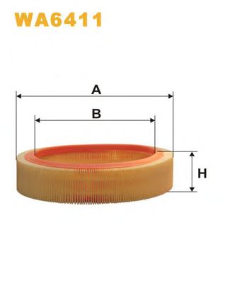 WIX FILTERS wa6411 -  Воздушный фильтр